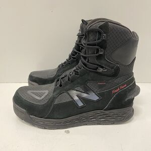 New Balance Men’s Fresh Foam BM1000BK Black Winter Boots Waterproof Size US 12